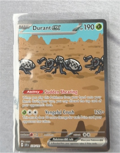 2024 Pokemon Surging Sparks #236 Durant EX — front