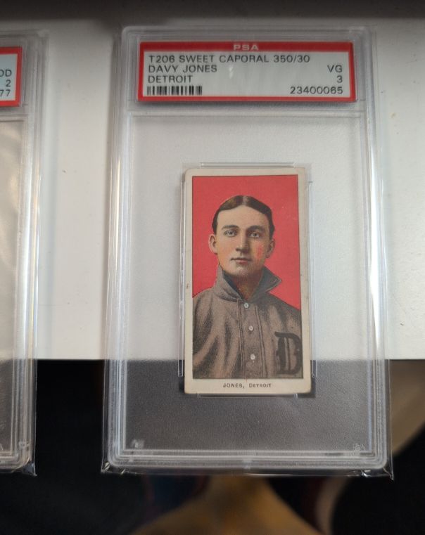 1909-11 T206 Sweet Caporal #350/30 Davy Jones — front