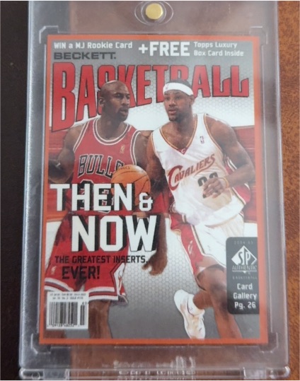 2005 Beckett #176 Michael Jordan & LeBron James — front