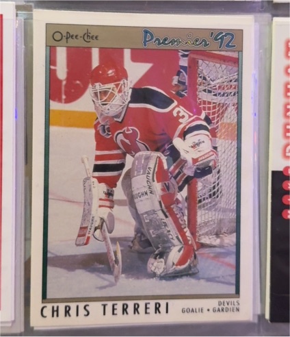 1991-92 O-Pee-Chee Premier #197 Chris Terreri — front