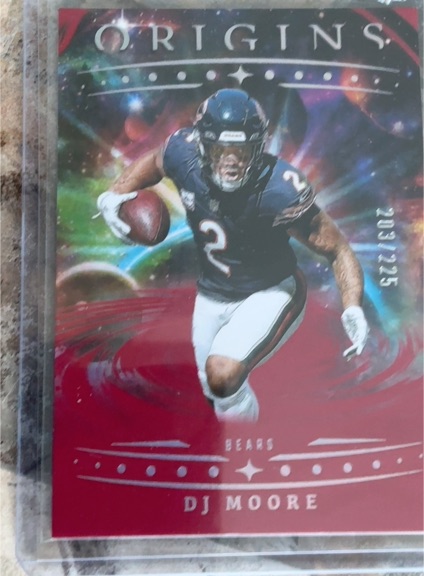 2025 Panini Origins Red #225 DJ Moore — front