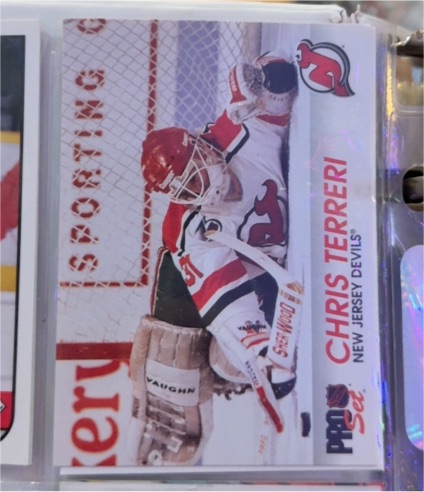 1992-93 Pro Set #97 Chris Terreri — front