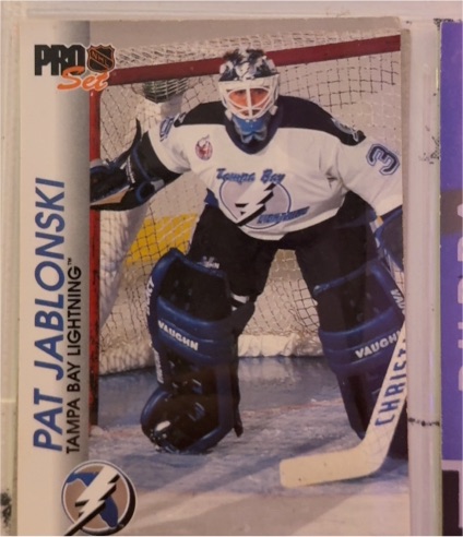 1992-93 Pro Set #178 Pat Jablonski Tampa Bay Lightning — front