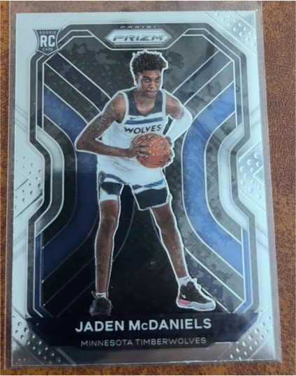 2020-21 Panini Prizm #277 Jaden McDaniels — front