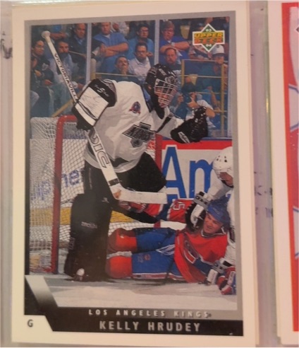 1993-94 Upper Deck #216 Kelly Hrudey Los Angeles Kings — front