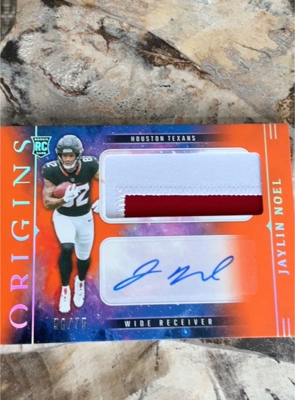 2025 Panini Origins #RJJ-JNL Jaylin Noel — front