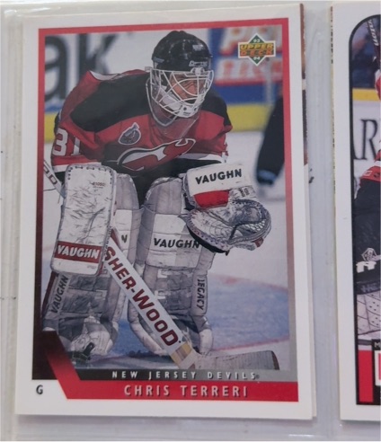 1993-94 Upper Deck #110 Chris Terreri New Jersey Devils — front