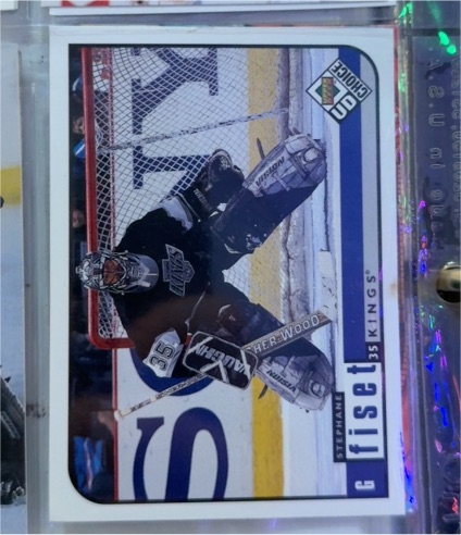 1997-98 Upper Deck Choice #97 Stephane Fiset — front