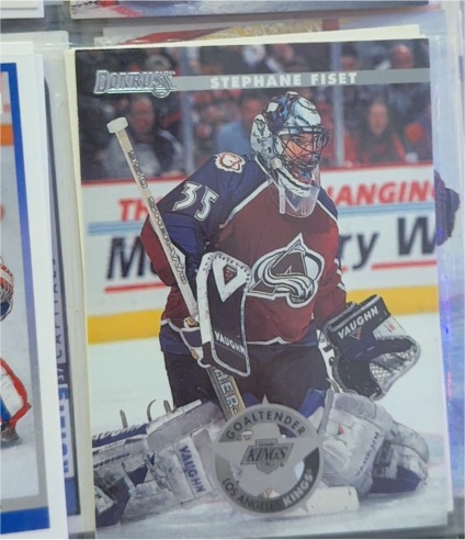 1996-97 Donruss #186 Stephane Fiset — front