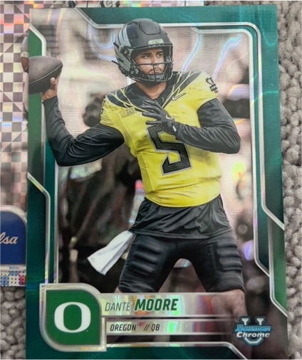 2025 Bowman Chrome University #137 Dante Moore — front