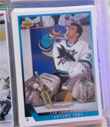 1993-94 Upper Deck #125 Arturs Irbe — front