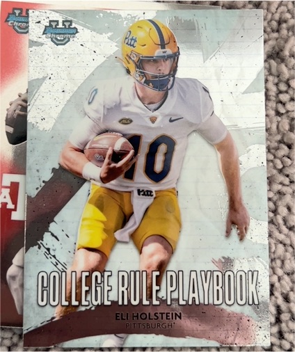 2025 Bowman Chrome University #CRP-10 Eli Holstein College Rule Playbook — front