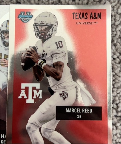 2025 Bowman University Chrome #55AV-2 Marcel Reed — front