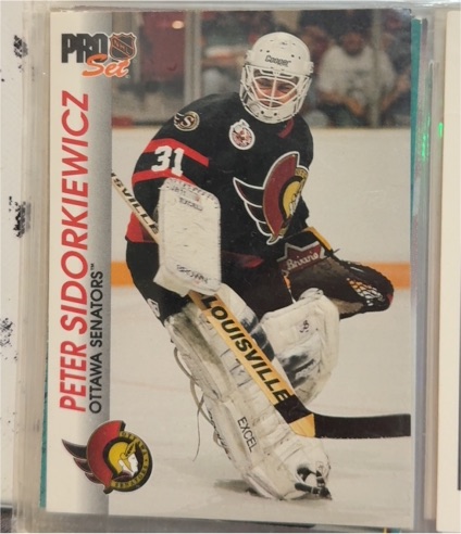 1992-93 Pro Set #125 Peter Sidorkiewicz — front