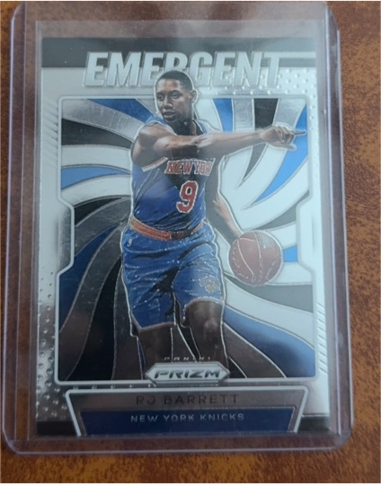 2019-20 Panini Prizm #27 RJ Barrett Emergent Rookie — front