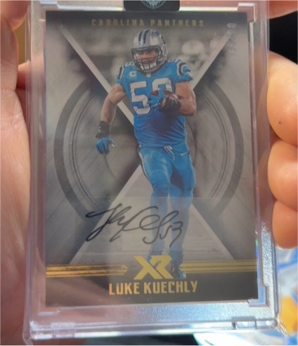 2017 Panini XR #16 Luke Kuechly — front
