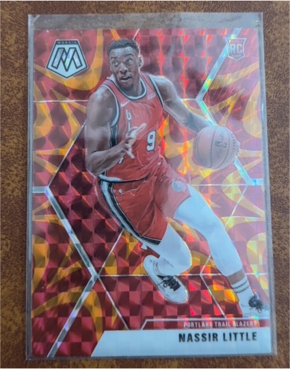 2019-20 Panini Mosaic #247 Nassir Little — front