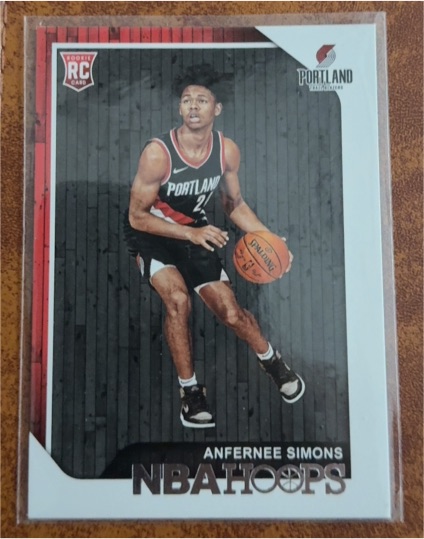 2018-19 Panini NBA Hoops #277 Anfernee Simons — front