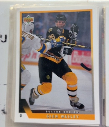 1993-94 Upper Deck #208 Glen Wesley — front
