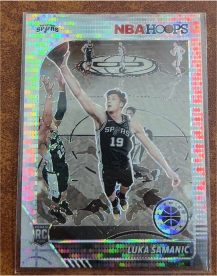 2019-20 Panini NBA Hoops Premium Stock #216 Luka Samanic — front