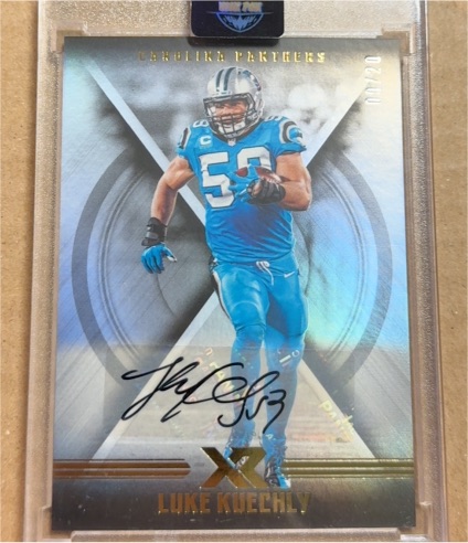 2022 Panini Wild Card X #X Luke Kuechly — front