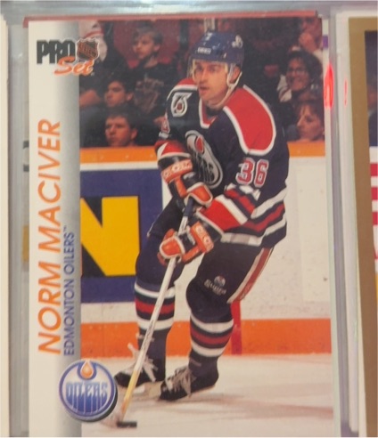1992-93 Pro Set #50 Norm Maciver — front