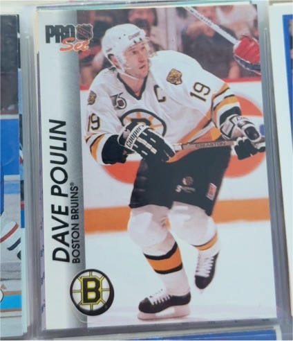 1992 Pro Set #19 Dave Poulin — front
