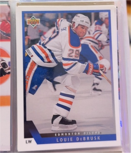 1993-94 Upper Deck #29 Louie DeBrusk — front