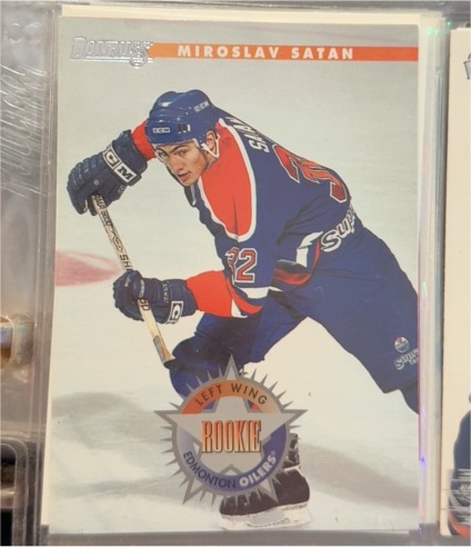 1996-97 Donruss #215 Miroslav Satan — front