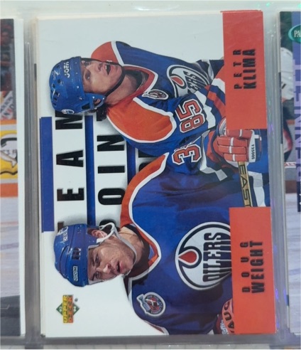 1993-94 Upper Deck #291 Doug Weight / Petr Klima — front