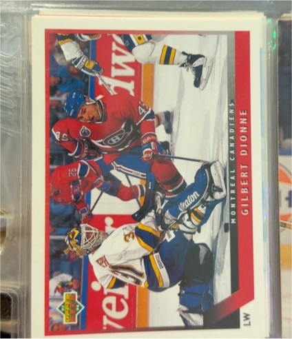 1993-94 Upper Deck #117 Gilbert Dionne — front