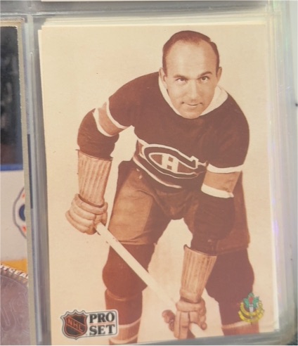 1991-92 Pro Set #336 Howie Morenz — front