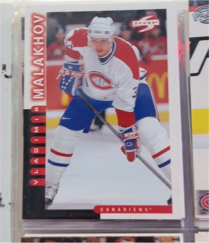 1997-98 Score #247 Vladimir Malakhov — front