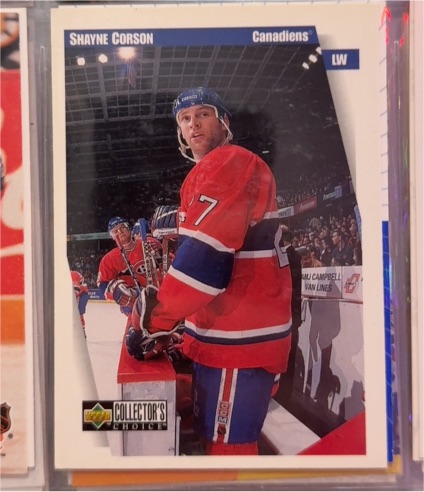 1997-98 Upper Deck Collector's Choice #137 Shayne Corson — front