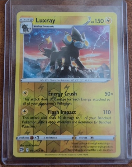 2022 Pokémon Brilliant Stars #051 Luxray — front