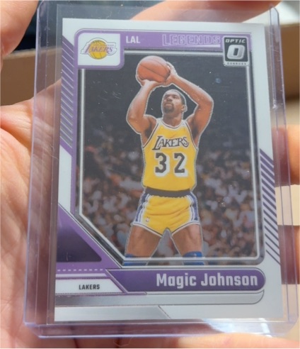 2024-25 Panini Donruss Optic #239 Magic Johnson Legends — front