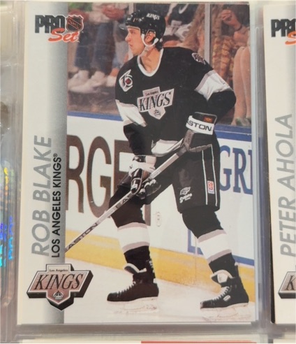 1992-93 Pro Set #67 Rob Blake Los Angeles Kings — front