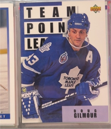 1993-94 Upper Deck #306 Doug Gilmour — front
