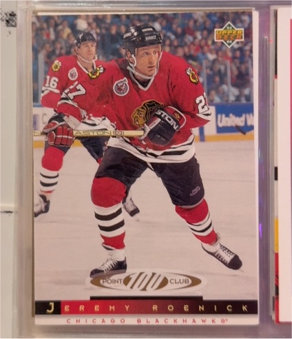 1993-94 Upper Deck 100 Point Club #235 Jeremy Roenick — front