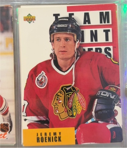 1993-94 Upper Deck #289 Jeremy Roenick Chicago Blackhawks — front