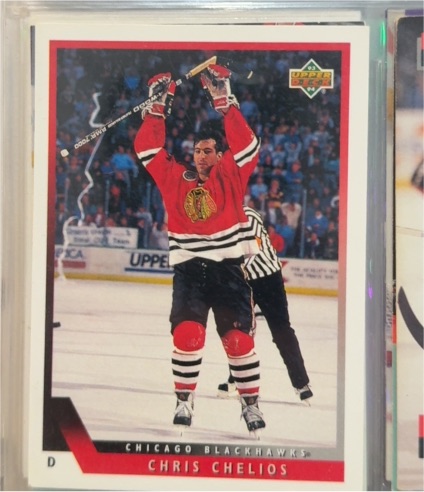 1993-94 Upper Deck #129 Chris Chelios — front