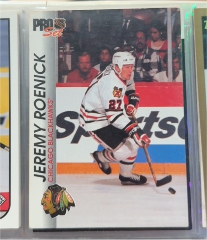 1992-93 Pro Set #30 Jeremy Roenick — front