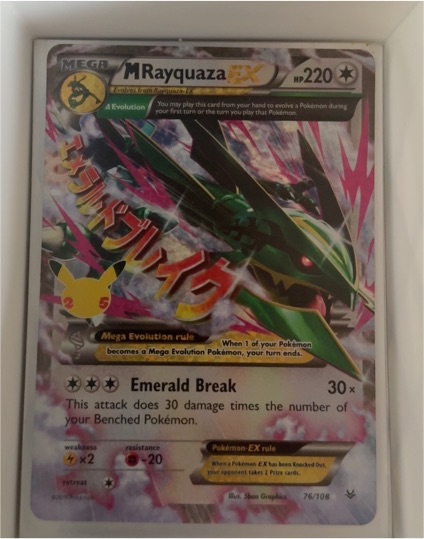 2021 Pokemon TCG Celebrations Classic Collection #76 M Rayquaza EX — front