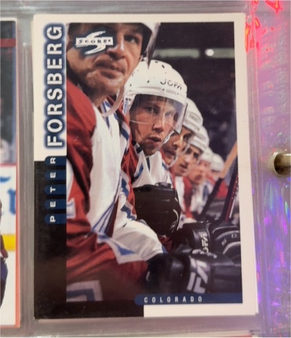 1997 Score #83 Peter Forsberg — front