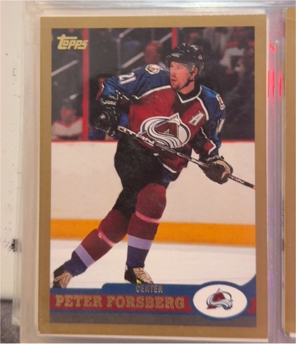 1999-00 Topps #12 Peter Forsberg — front