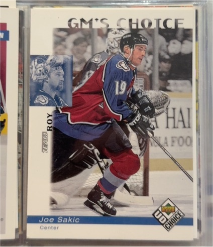 1998-99 Upper Deck UD Choice #230 Joe Sakic — front