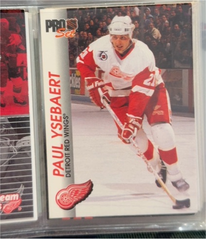 1992-93 Pro Set #41 Paul Ysebaert — front