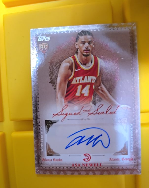 2025-26 Topps Signed and Sealed #BSI-AN Asa Newell — front