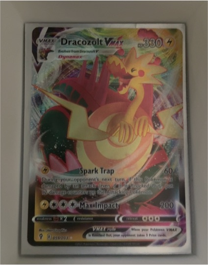 Pokémon TCG Evolving Skies #059 Dracozolt VMAX — front