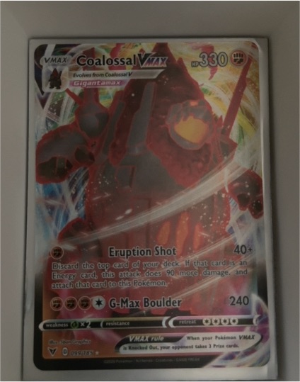2020 Pokémon TCG Vivid Voltage #099 Coalossal VMAX — front